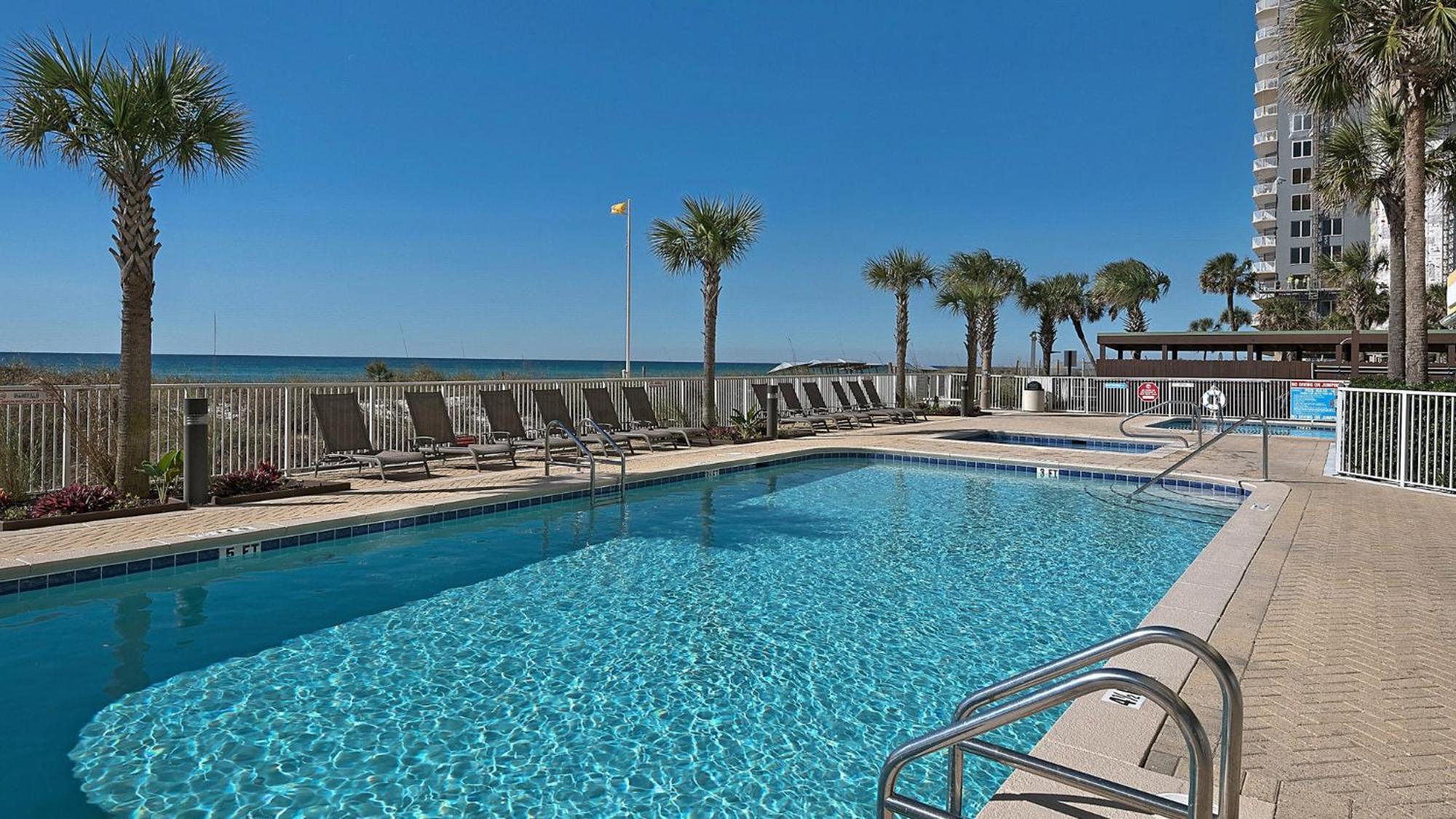 Parking Included-Beachfront 2Bd Ocean Villa! Gorgeous Amenities, Private Complex Panama City Beach Exterior foto