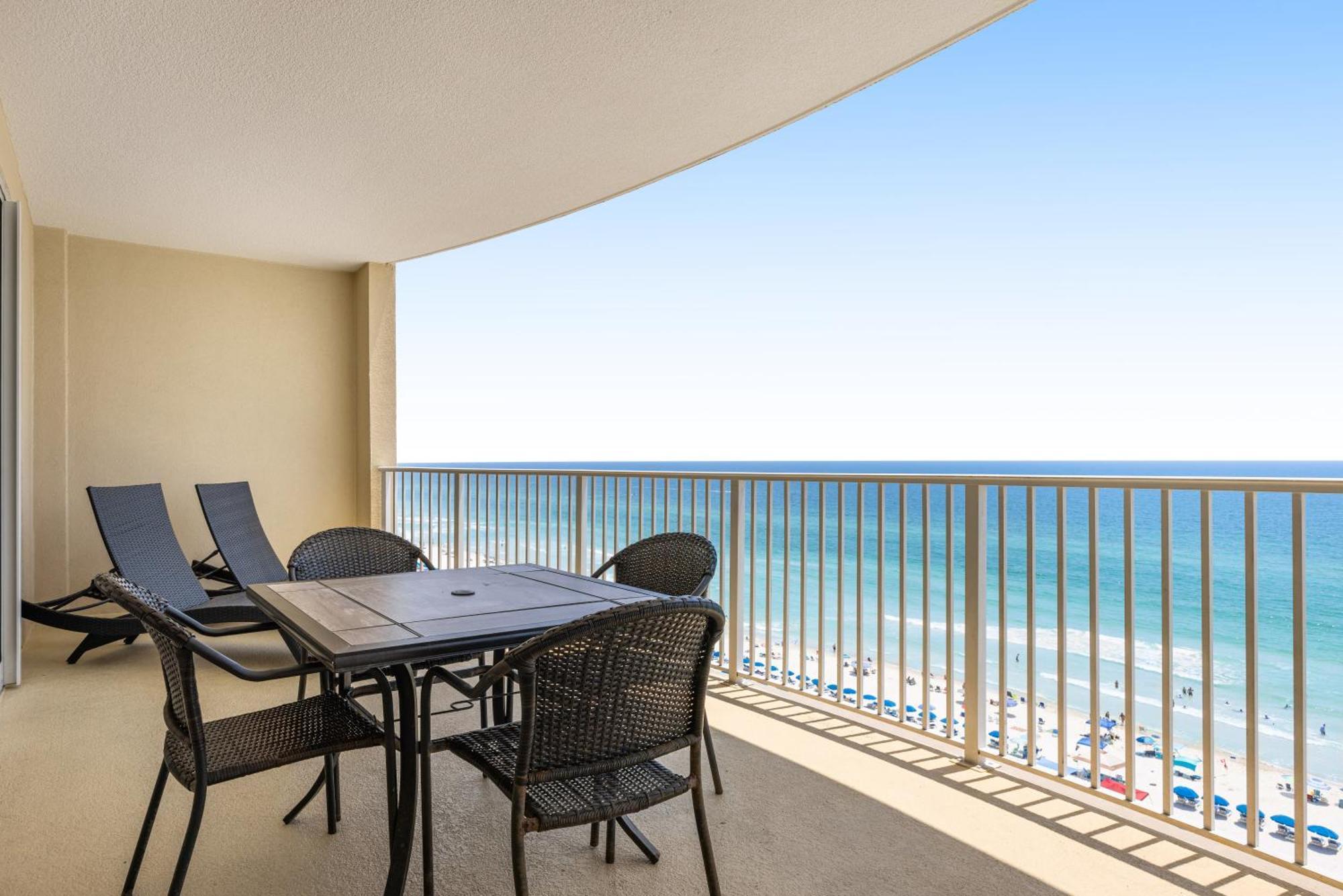 Parking Included-Beachfront 2Bd Ocean Villa! Gorgeous Amenities, Private Complex Panama City Beach Exterior foto