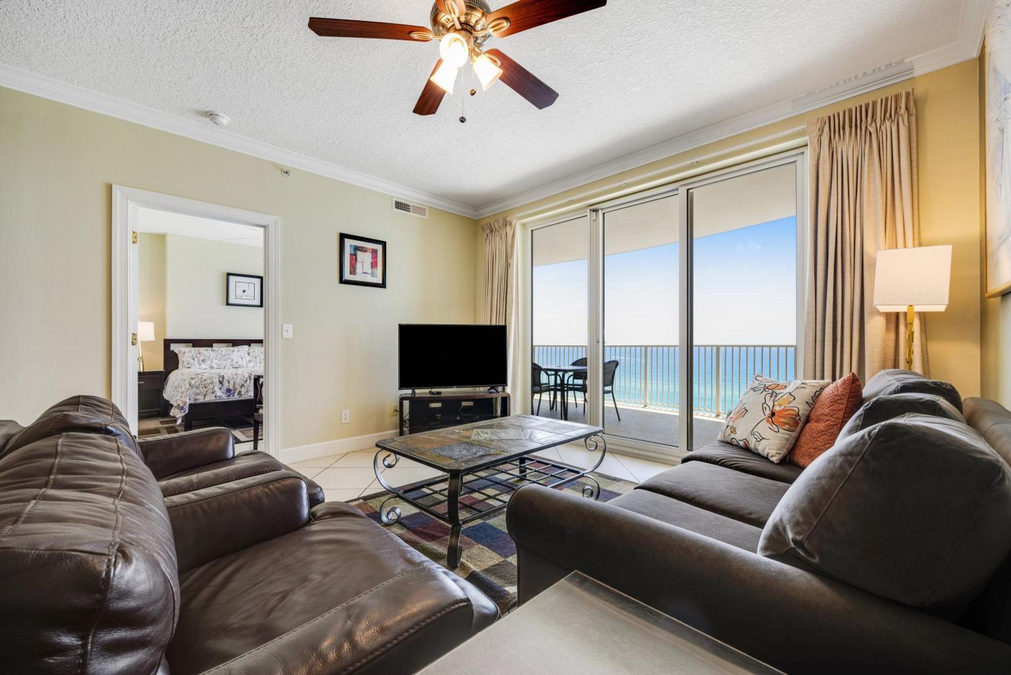 Parking Included-Beachfront 2Bd Ocean Villa! Gorgeous Amenities, Private Complex Panama City Beach Exterior foto